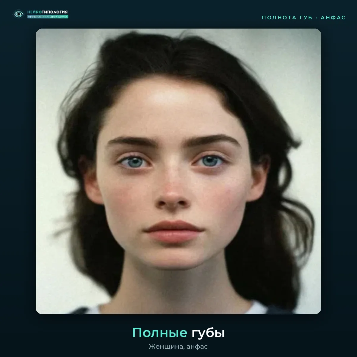 Полные губы, фото анфас