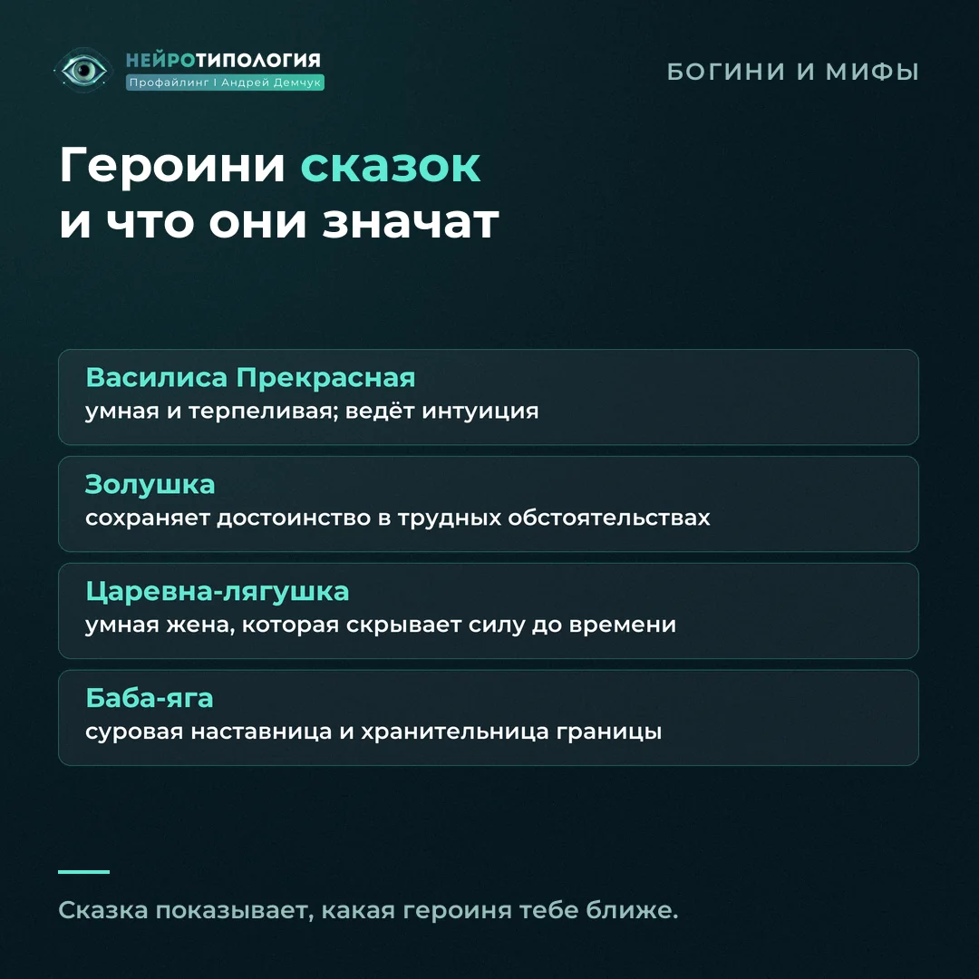 Женские образы русских сказок